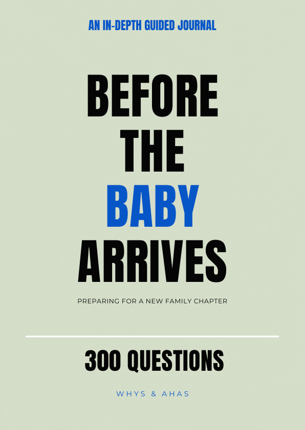 Before the Baby Arrives - A4 printable journal cover