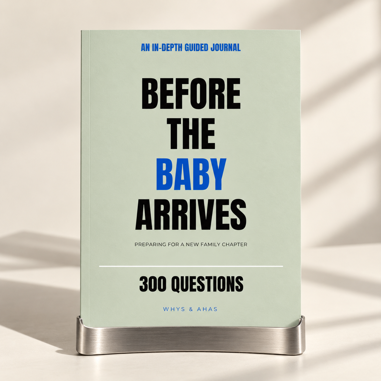 Before the Baby Arrives - journal cover mockup