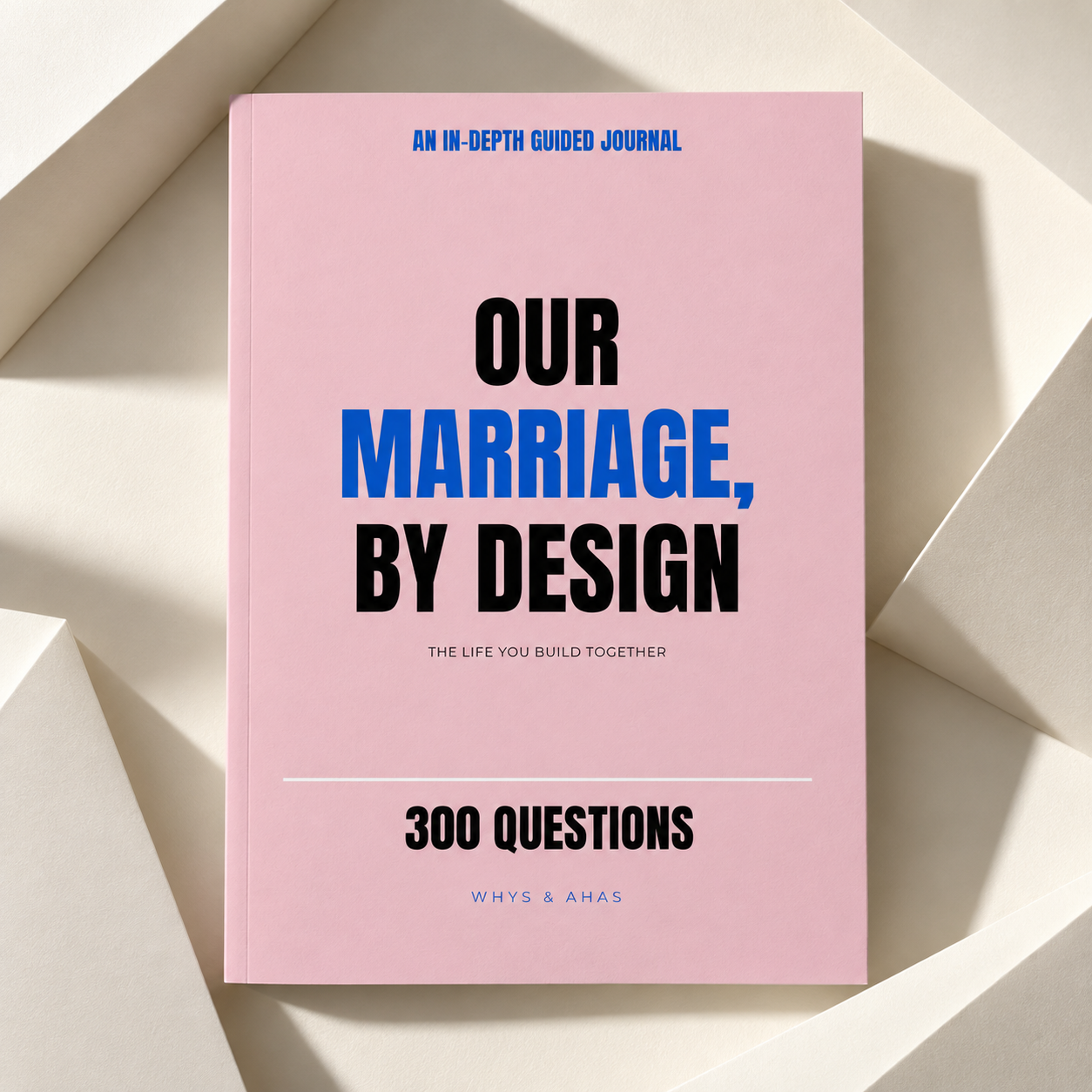 Our Marriage, By Design - journal cover mockup