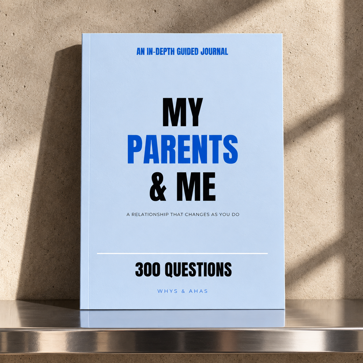 My Parents & Me - journal cover mockup