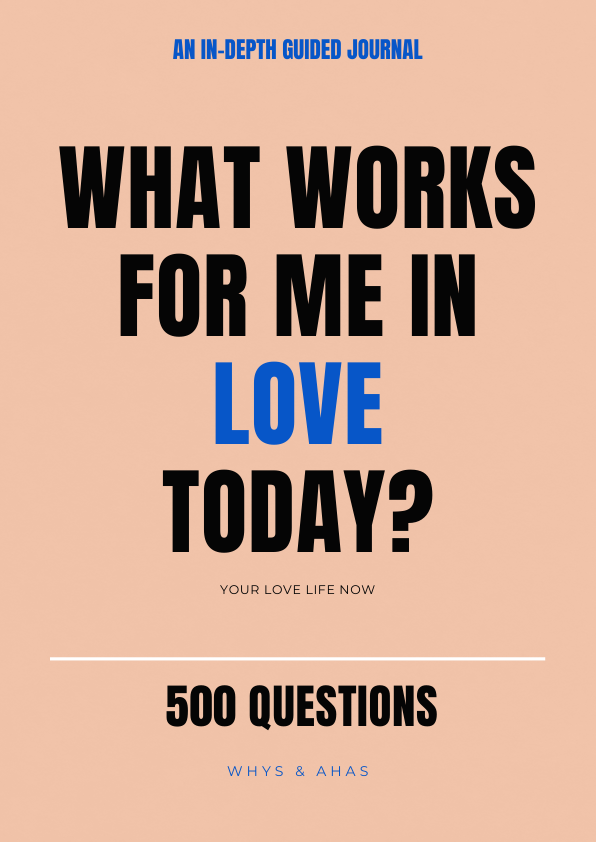 What Works for Me in Love Today? - A4 printable journal cover